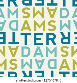 Amsterdam, Netherlands seamless pattern, typographic city background, texture.