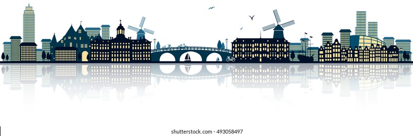 Amsterdam Skyline