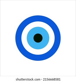 Amulet de la ilustración del vector del ojo malvado