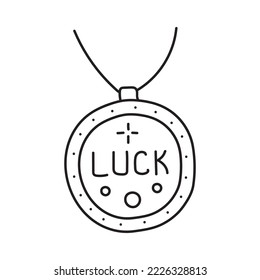 Amulet for good luck doodle