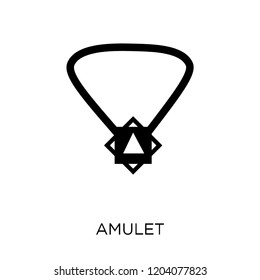 Amulet icon. Amulet symbol design from Desert collection. Simple element vector illustration on white background.