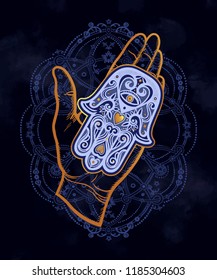 Amulet in the palm of your hand