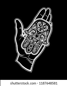 Amulet in the palm of your hand