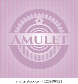 Amulet pink emblem