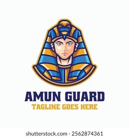 Amun Guard Simple Mascot Logo