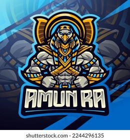 Amun-Ra esport mascot logo design