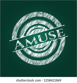 Amuse chalk emblem
