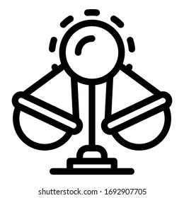 Amusement attraction icon. Outline amusement attraction vector icon for web design isolated on white background