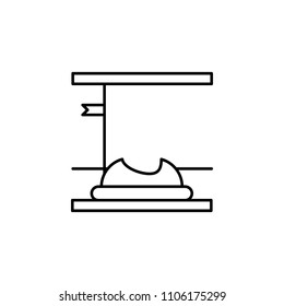 amusement park bumper cars icon on white background