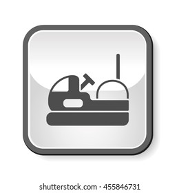 amusement park bumper cars icon