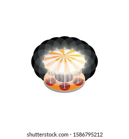 Amusement park for children vector