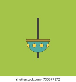 Amusement park circus attraction vector illustration