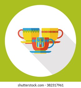 amusement park coffee-cup flat icon