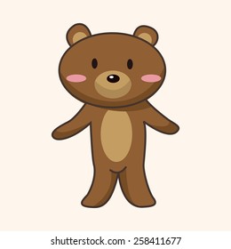 Amusement park doll performer theme elements