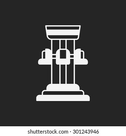 amusement park drop tower icon