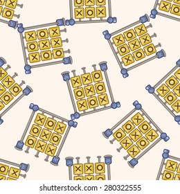 Amusement park facilities , cartoon seamless pattern background