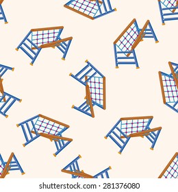 Amusement park facilities , cartoon seamless pattern background