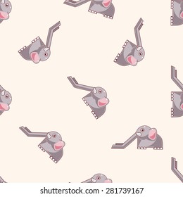 Amusement park facilities , cartoon seamless pattern background