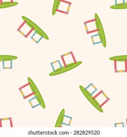 Amusement park facilities ,seamless pattern