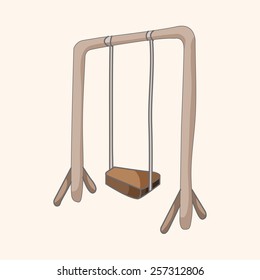 Amusement park facilities theme elements