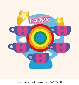 Amusement park facilities theme elements