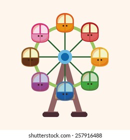 Amusement park facilities theme elements