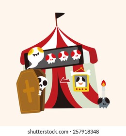 Amusement park facilities theme elements