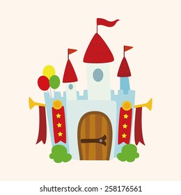 Amusement park facilities theme elements