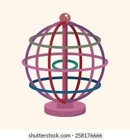 Amusement park facilities theme elements