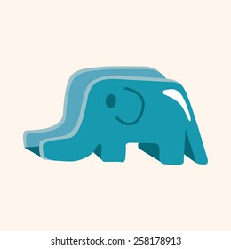 Amusement park facilities theme elements