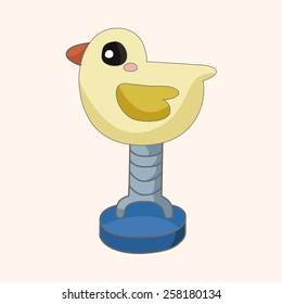 Amusement park facilities theme elements