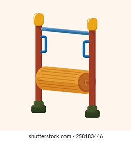 Amusement park facilities theme elements