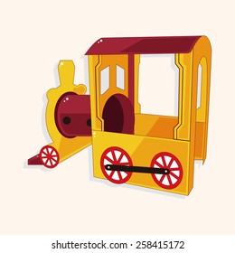 Amusement park facilities theme elements