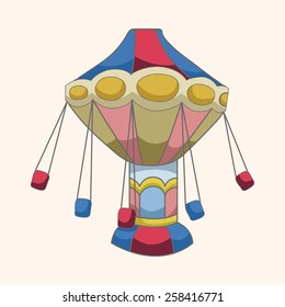 Amusement park facilities theme elements