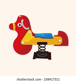 Amusement park facilities theme elements