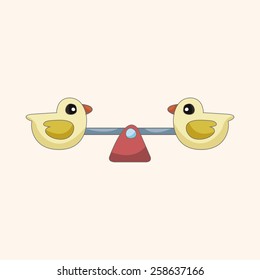 Amusement park facilities theme elements