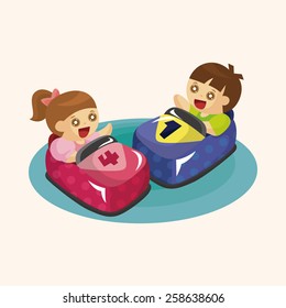 Amusement park facilities theme elements