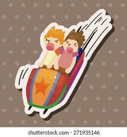 Amusement park facilities theme elements