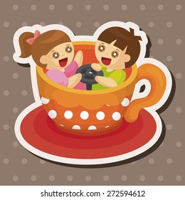 Amusement park facilities theme elements