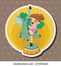 Amusement park facilities theme elements