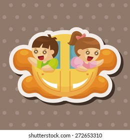 Amusement park facilities theme elements
