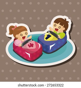 Amusement park facilities theme elements