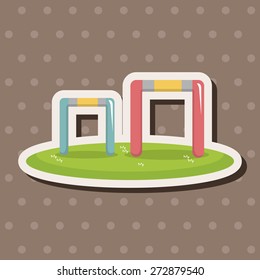 Amusement park facilities theme elements