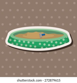 Amusement park facilities theme elements