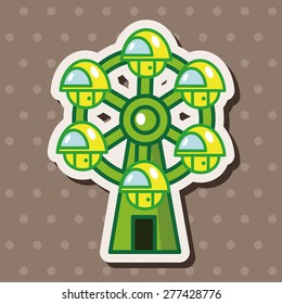 Amusement park facilities theme elements