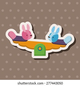 Amusement park facilities theme elements