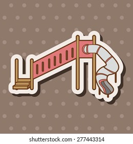 Amusement park facilities theme elements