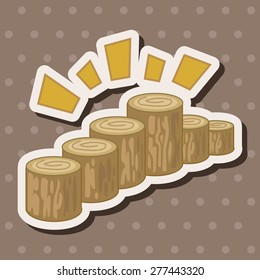 Amusement park facilities theme elements