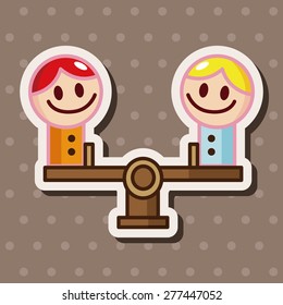 Amusement park facilities theme elements