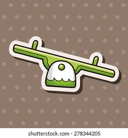 Amusement park facilities theme elements